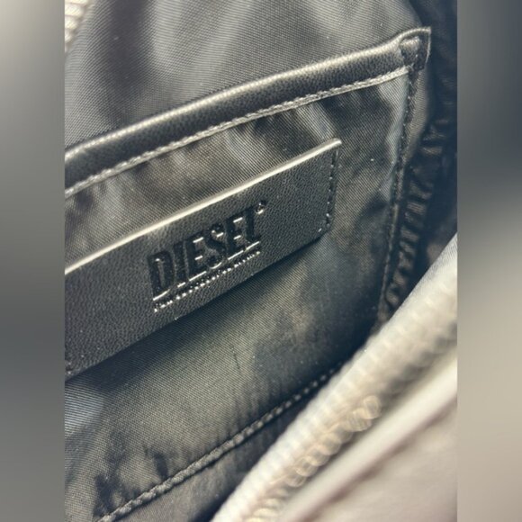🆕 DIESEL 🧿 NWOT Rinke Circle Shoulder Bag - All Black - Picture 12 of 14